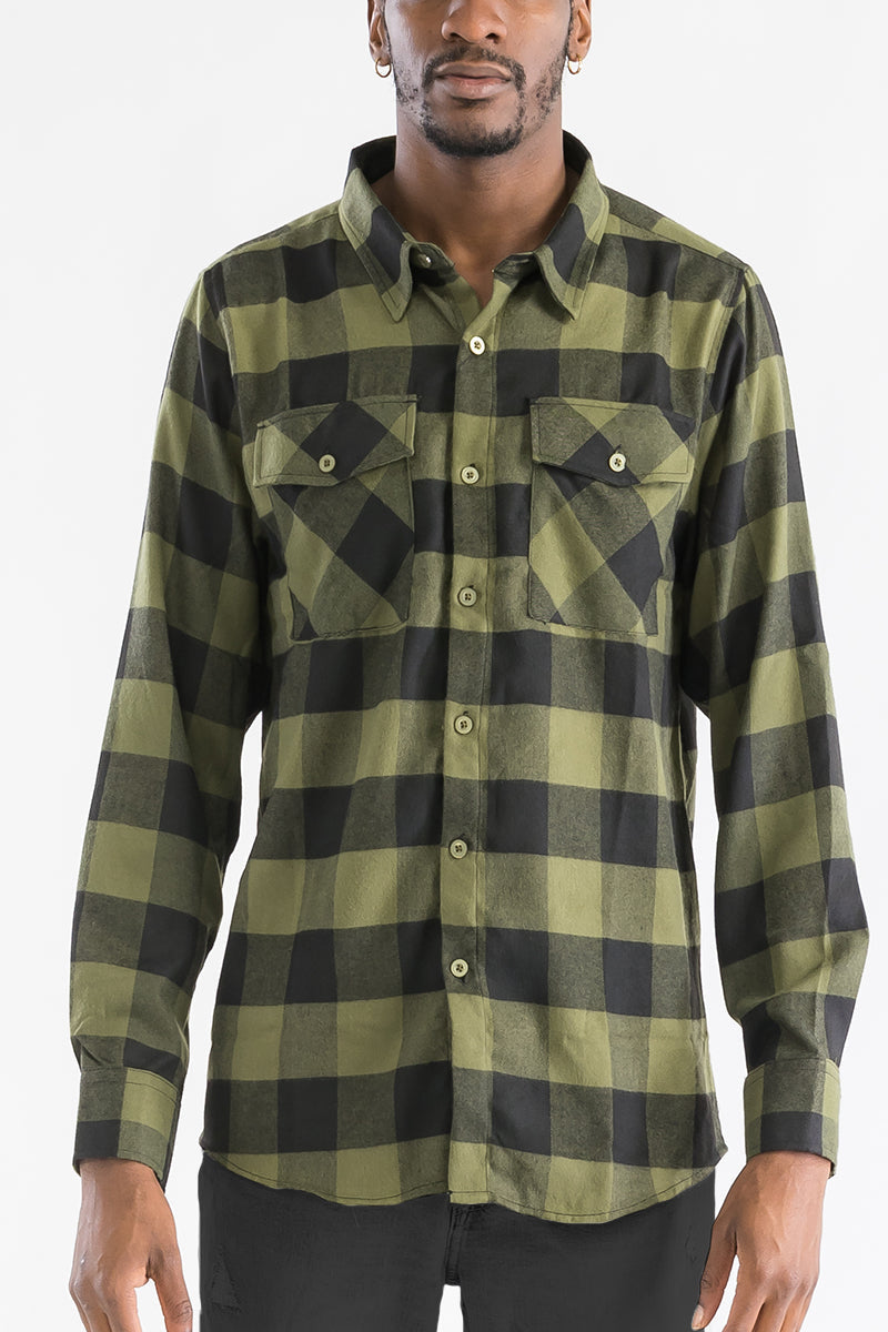 Brushed Flannel Shirt