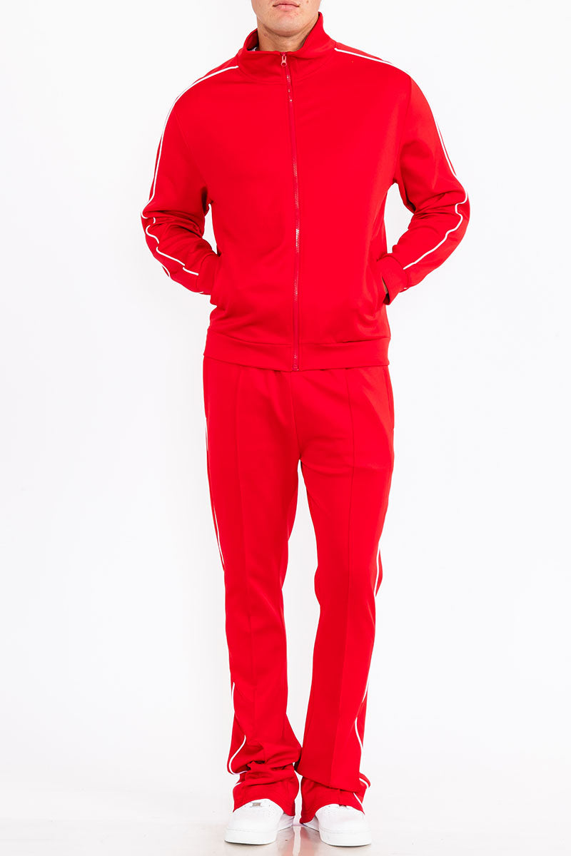 Stacked Flare Track Suit