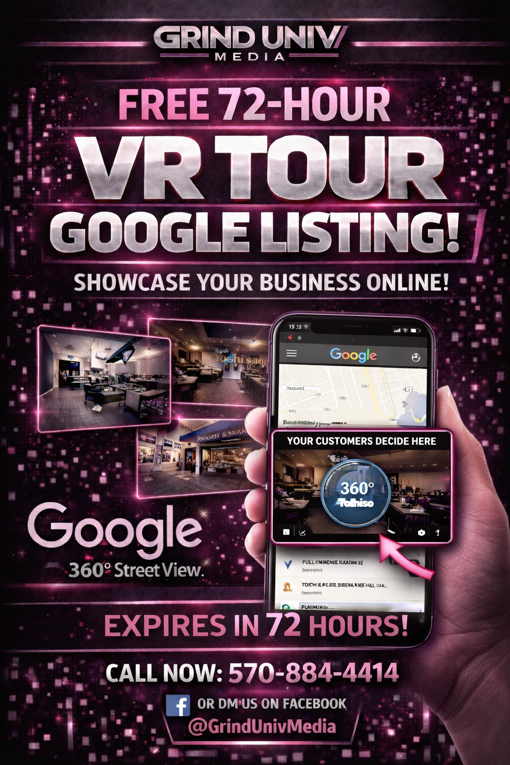72 - HOUR VR TOUR PACKAGE