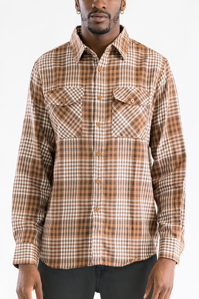 Brushed Flannel Shirt